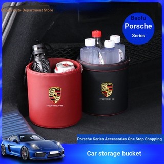 Porsche porsche Xe Thùng Rác Có Thể Macan Cayenne Panamera Thùng Chứa Đồ Thùng Chứa Đồ Nội Thất Ô Tô Thùng Chứa Đồ