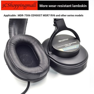 Bịt Tai Thay Thế Da Cừu Thích Hợp Cho Sony mdr-7506 cd900st MSR7 rv6 M50X M40 Vỏ Tai Nghe Đệm Tai Một Cặp