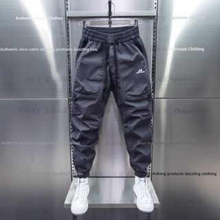 Mùa Thu 2023 Quần Nam M-3Xl Khâu Quần Legging Màu Trơn Quần Đẹp Trai Hậu Cung Quần Ôm Phù Hợp Với Tất Cả Trận Đấu Skinny Quần Nam