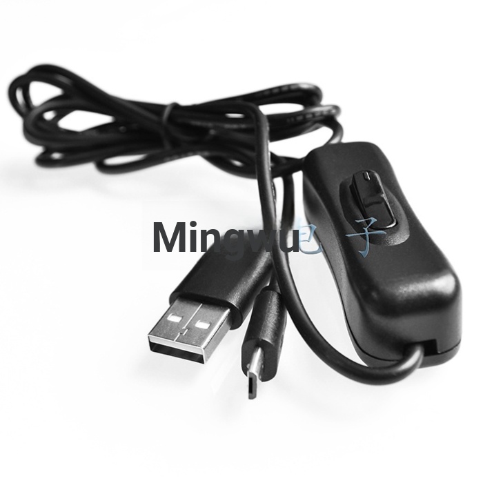 1919 > raspberry pi Power USB Switch Dây nguồn USB sang micro USB có công tắc