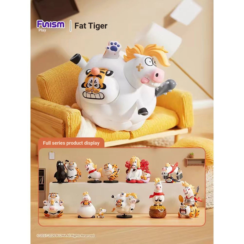 FUNISM Tôi Không Phải Là Hổ Béo-Mama Fufu Ma Fufu Series Đồ Trang Trí Búp Bê Dễ Thương