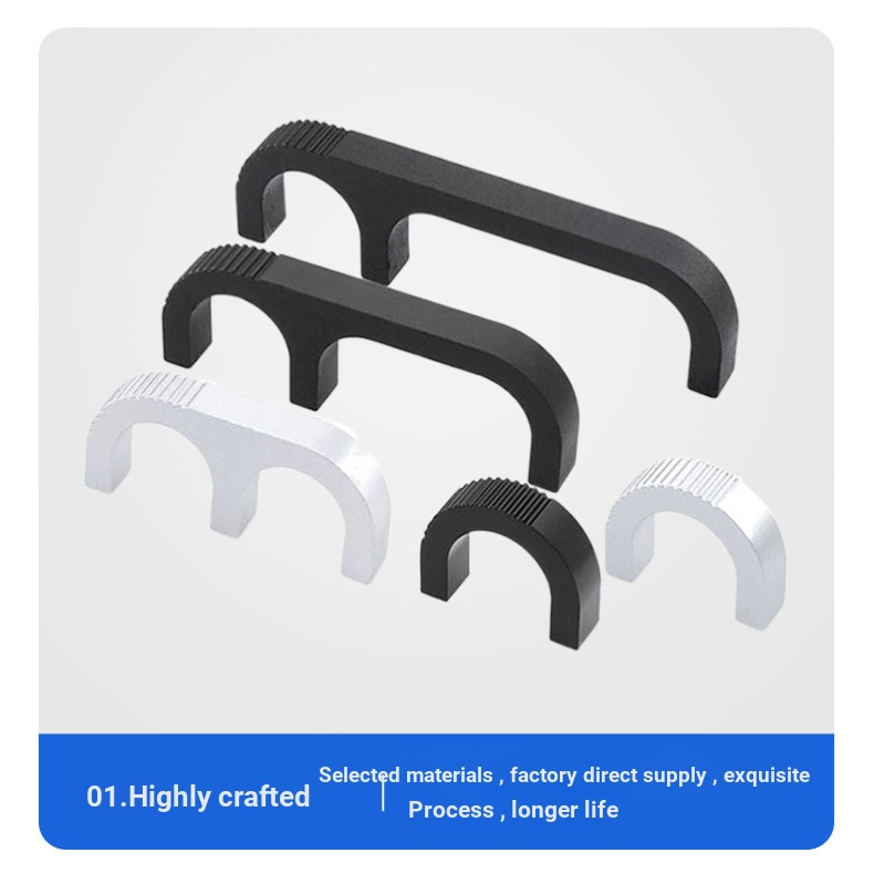 Giá thấp Spike 1U / 2U / 3U / 4U Hợp kim nhôm Tay cầm nhỏ B4 Khung gầm Khung gầm Đen Tay cầm nhỏ Loạ