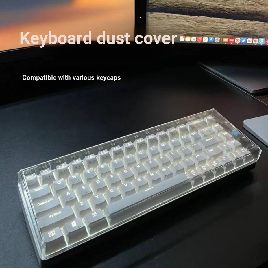 Bàn Phím Cơ Bụi Acrylic 68 Trong Suốt Cao 60 Phím8798104Key 108 Key 96 Key 75 Chống Thấm Nước 100
