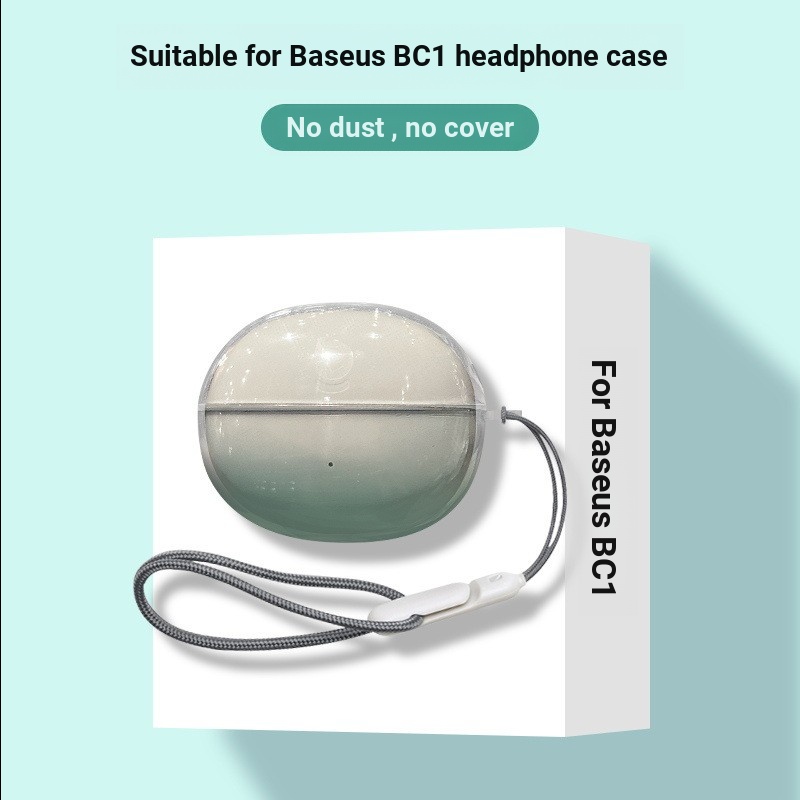 Thích hợp cho vỏ bảo vệ BASEUS Bass Vỏ bảo vệ tai nghe Bluetooth BASEUS bd1 Vỏ tai nghe trong suốt