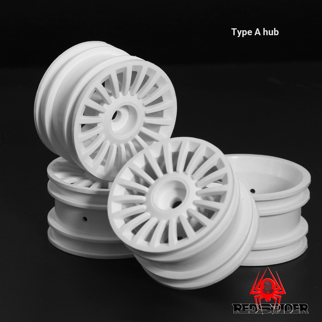 Tamiya RC Wheel Hub M Car 18 Kiểu (Trắng / 4 Chiếc) 51362 W245