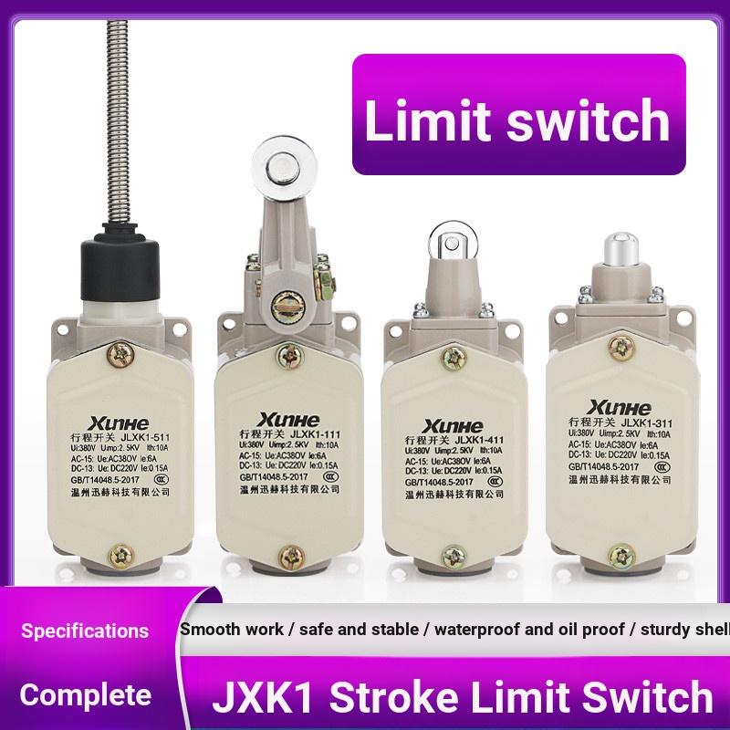 B. b. Công tắc du lịch JLXK1-111 JLXK1-411 Công tắc giới hạn vỏ nhôm 311 Tự đặt lại Micro-Drive 511 