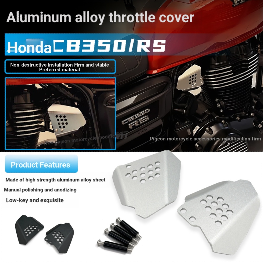 Thích hợp cho các bộ phận sửa đổi Honda CB350 / RS / PRO GB350 / S Phụ kiện nắp bướm ga bằng hợp kim