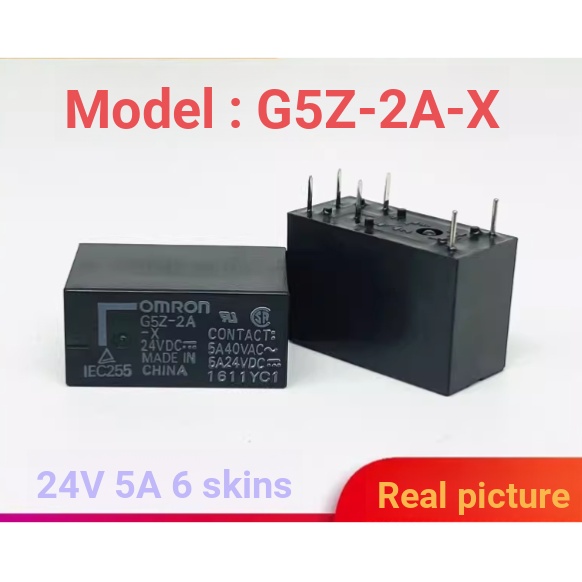 Rơle ô tô Omron nhập khẩu G5Z-2A-X 24V 5A 6 chân