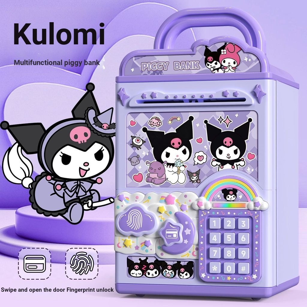 {BB} Kuromi Piggy Bank Girl Children Giá trị cao Piggy Bank Công chúa Piggy Bank Chỉ không thể ra ng