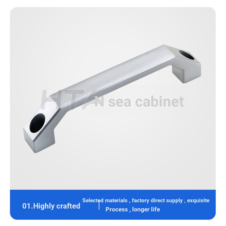 LS06 Hợp Kim Nhôm Vuông Hình Chữ U Kéo Hộp Công Nghiệp Tay Cầm Ngăn Kéo Tay Cầm Thiết Bị Tay Cầm Pho