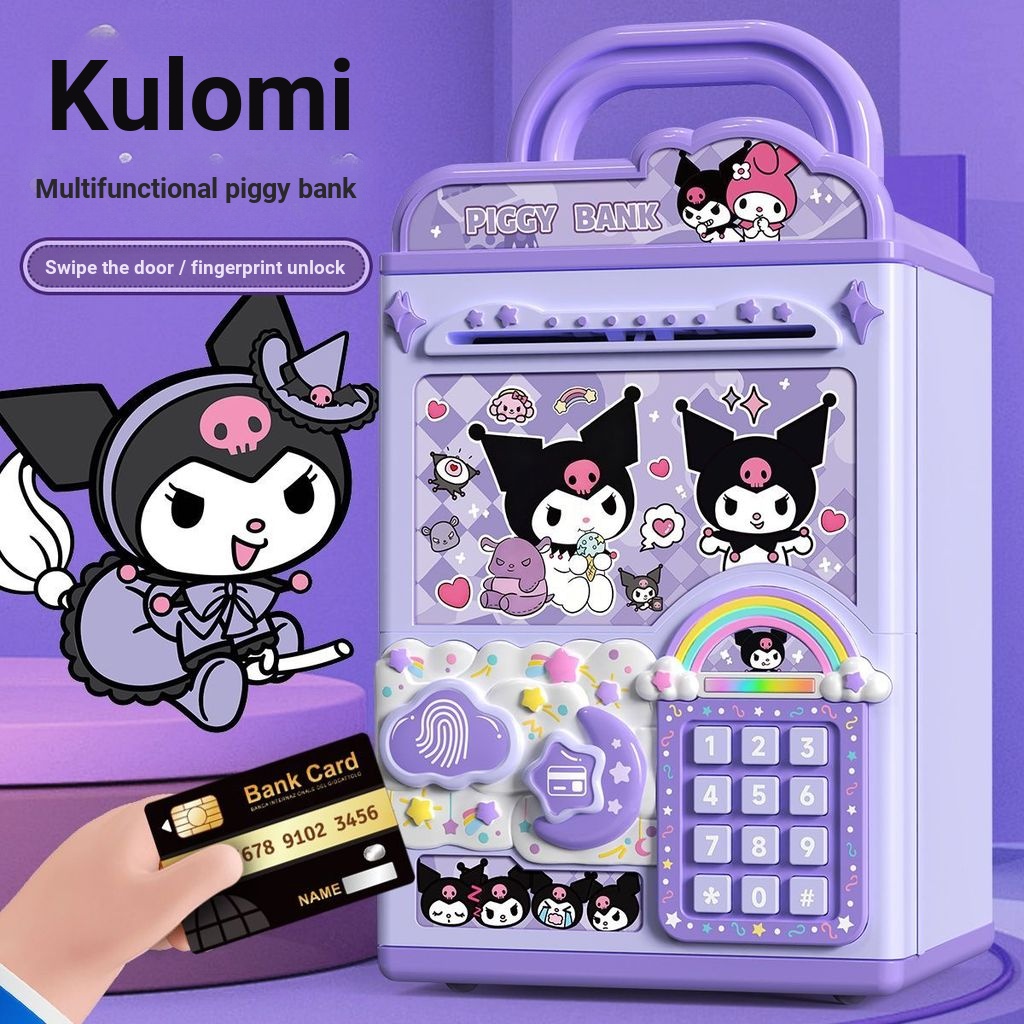 {BB} Kuromi Piggy Bank Girl Children Giá trị cao Piggy Bank Công chúa Piggy Bank Chỉ không thể ra ng
