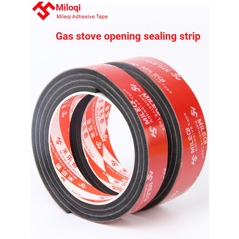 B. b.Gas Cạnh Bếp Niêm Phong Gioăng Dải Cao Su Bếp Gas Cạnh Bếp Gas Tấm Thủy Tinh Chống Thấm Nước Đệ