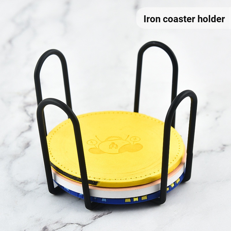 LRHH Sắt Coaster Giá Kệ Gốm Coaster Giá Nút Chai Coaster Sắt Kệ Coaster Giá Sắt Coaster
