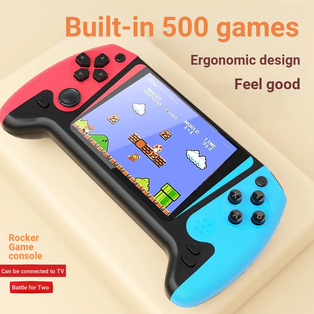 Máy Chơi Game Cầm Tay Q21 500 Trong 1 Trẻ Em Hoài Cổ Màn Hình Lớn Cầm Tay Màn Hình Ngang Trò Chơi Ng