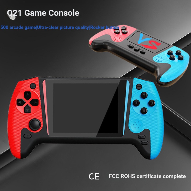 Máy Chơi Game Cầm Tay Q21 3.0 HD Màn Hình Lớn Đôi Sparring Arcade Cổ Điển Đỏ Xanh Màu Phù Hợp Với Cầ