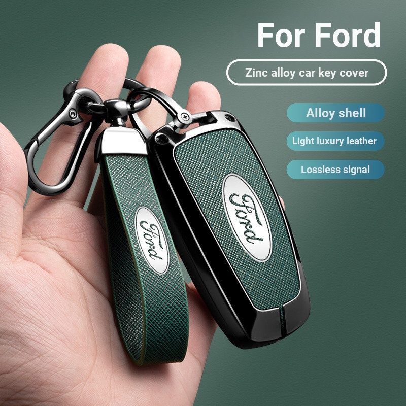 Ford Car Key Cover Ford kuga mk3 ranger focus 2014 everest 2024 Kim Loại Điều Khiển Từ Xa Chìa Khóa 