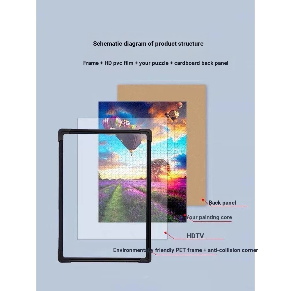 B. b. Khung Xếp Hình Chuyên Dụng 70x50 và 75x50cm Khung Khung Hình Thời Trang Treo Tường Kích Thước 