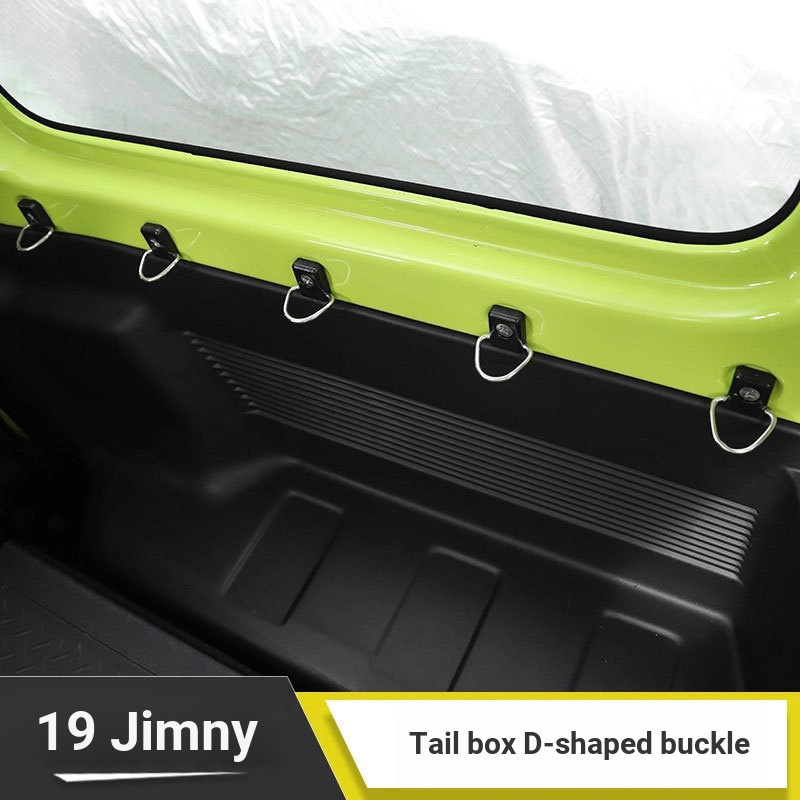 Móc hộp đuôi Jimny D-Hook Thích hợp cho 19 loại JB74 JB74W Phụ kiện địa hình sửa đổi