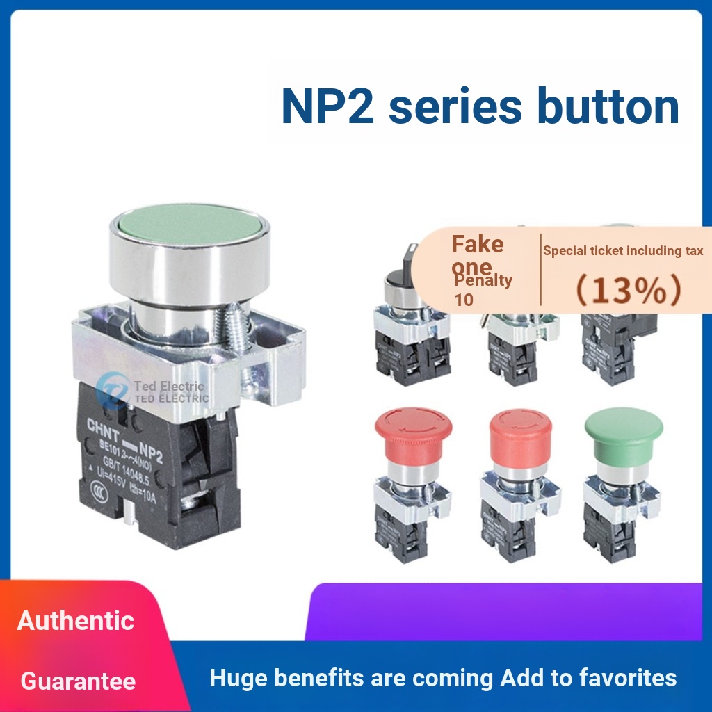 B. b.Zante NP2 Nút kim loại BA31 / 42 Núm BD33 Dừng nhanh BS542 có đèn BW3361 Đầu nấm XB2 OXHJ