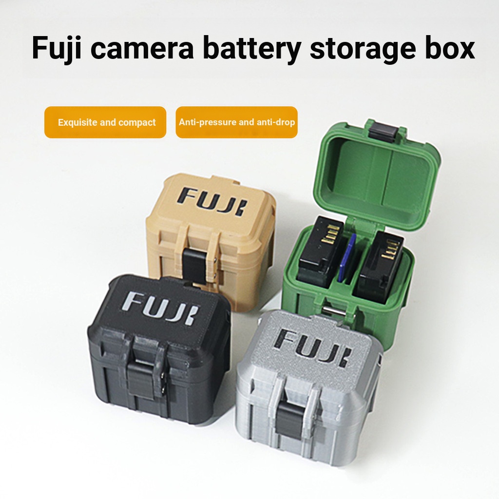Thích hợp cho Hộp lưu trữ pin máy ảnh Fuji Thẻ nhớ Tích hợp Hộp pin W126 / W126S / W235 Di động [dyw