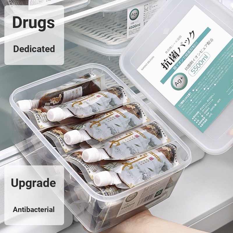 {Đặc biệt dành cho Y học} Tủ lạnh Thuốc kháng khuẩn Trung Quốc Túi lỏng Hộp đựng thuốc Hộp sắp xếp n