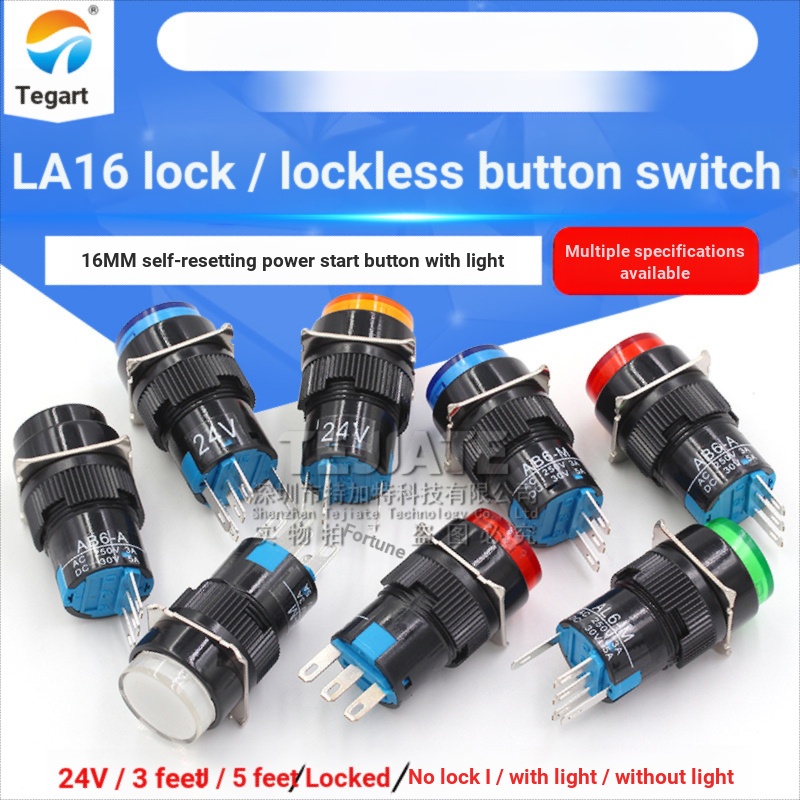 B. b.Best-Selling AB6-A Tự khóa Điểm khởi động nguồn 3 chân AD16 Nút AL6-M Đặt lại 5 chân có đèn Côn