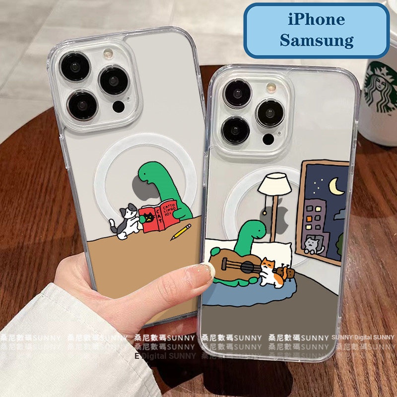 Ốp Lưng Từ Tính Joguman Mèo Dễ Thương Ốp Lưng joguman Cứng Thích Hợp Cho iphone 16 15 14 17 pro max 