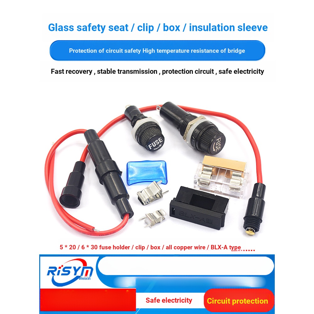 B. b. Kính FUSE Ống Tay 5X20 FUSE Có Đế Dây Có Lò Xo BLXA Kẹp FUSE Hộp FUSE FUSE MBI6