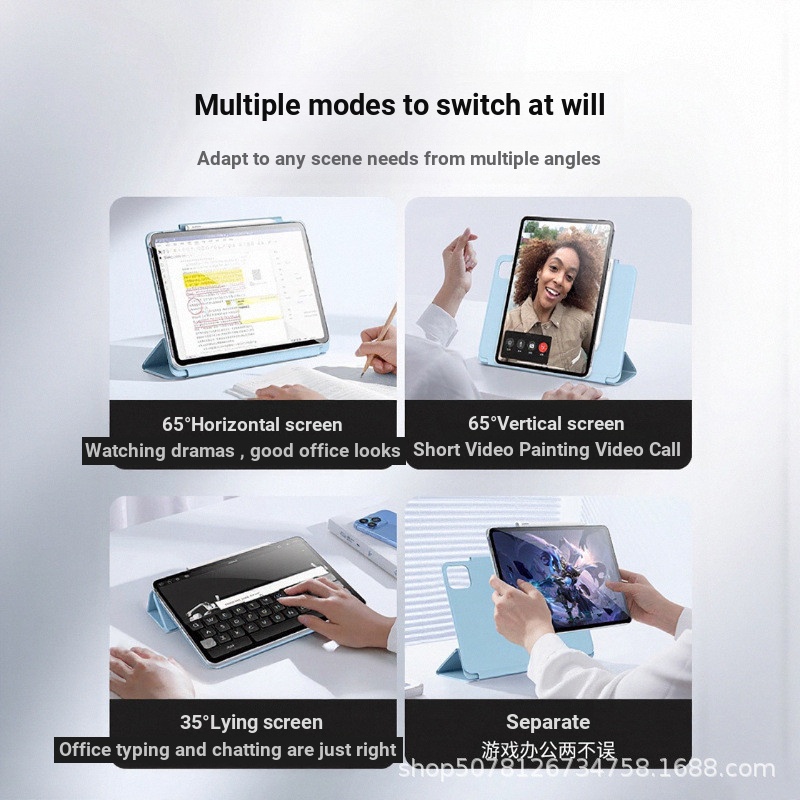 Thích hợp cho Redmi / Xiaomi Tablet 8 Vỏ bảo vệ 11.2 inch Chống treo 6spro 12.4 inch Xoay từ tính Kẹ