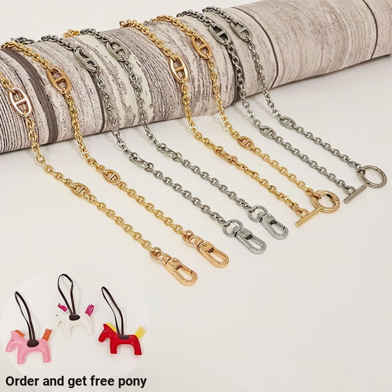 Thích hợp cho Hermes Kelly Dây Xích Phụ Kiện H Nhà Kelly Túi Mũi Lợn Dây Đồng Mua Đơn Evelyn Túi Dây