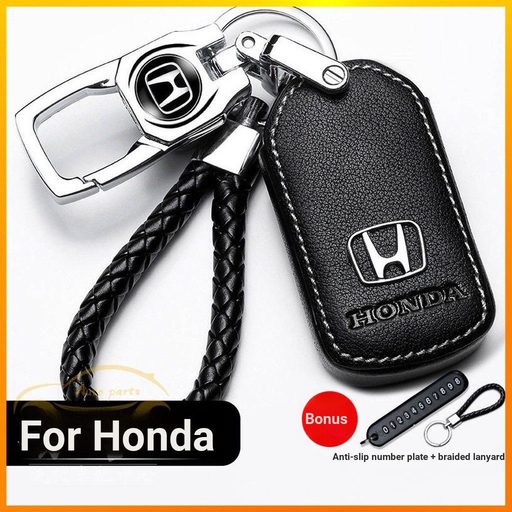 Honda Honda Da Thật Chính Hãng Xe Chìa Khóa Ốp Lưng Chìa Khóa Phù Hợp Với Odyssey CRV XRV CIVIC Chìa