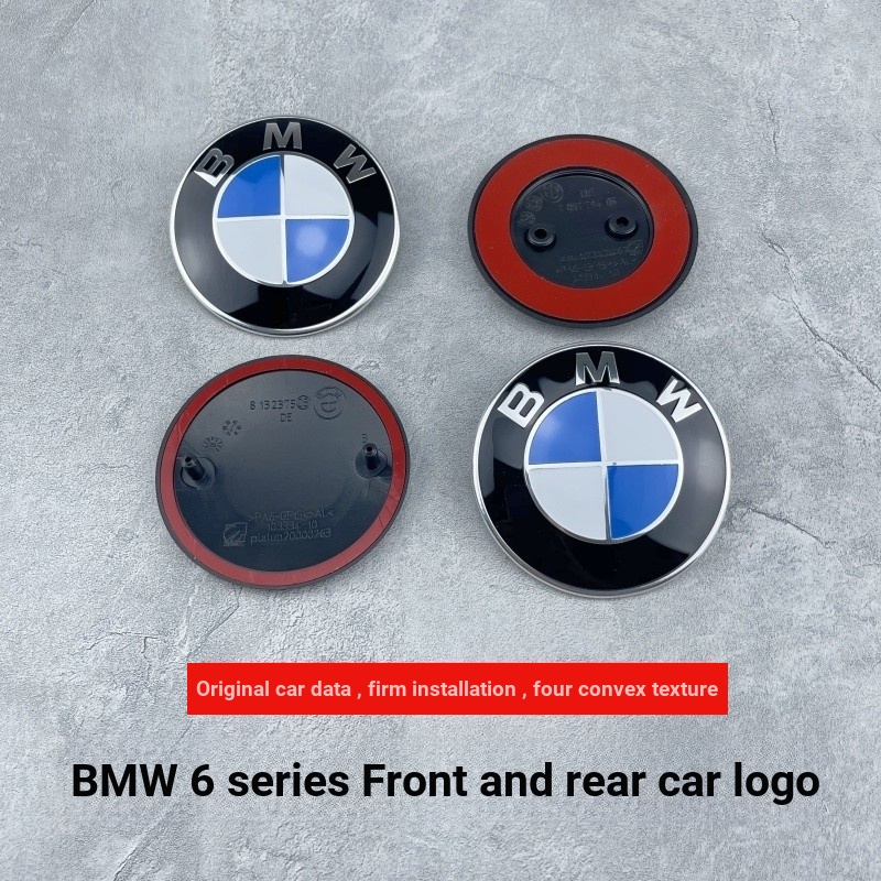 Thích hợp cho 6 Series Logo BMW 630i 640i M6 650i 640d Hood Logo 6 Series GT Mặt Trước Phía Sau Logo
