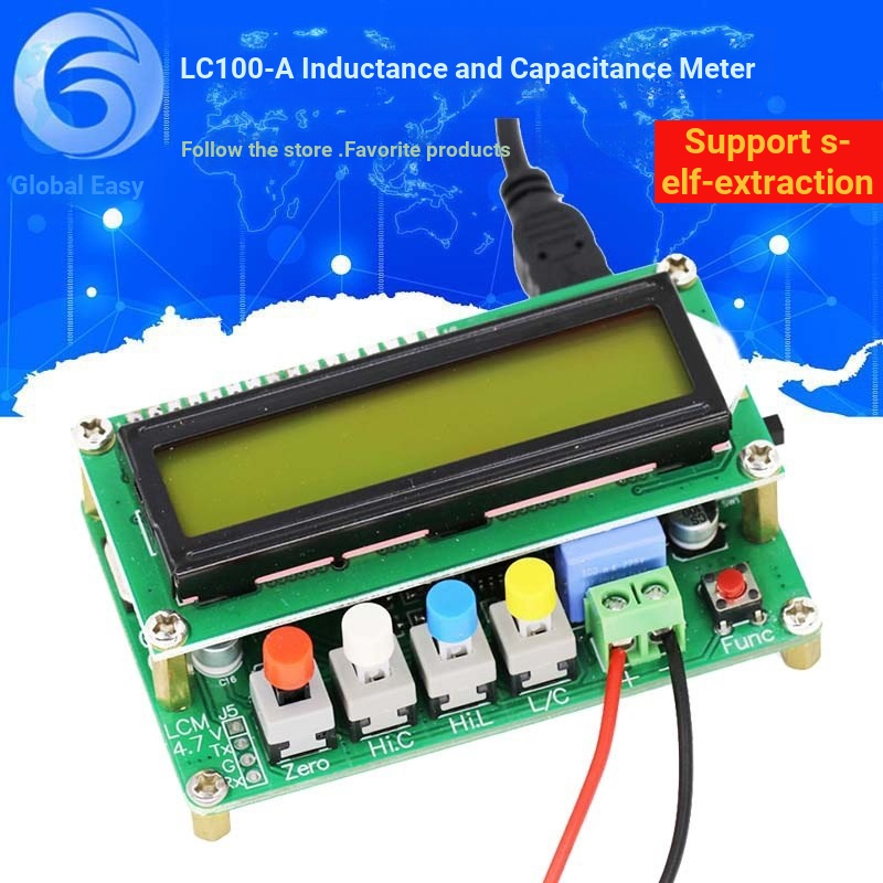 Đồng hồ đo điện dung Lc100-a Độ chính xác cao lc100a Đồng hồ vạn năng điện dung Đồng hồ đo điện dung