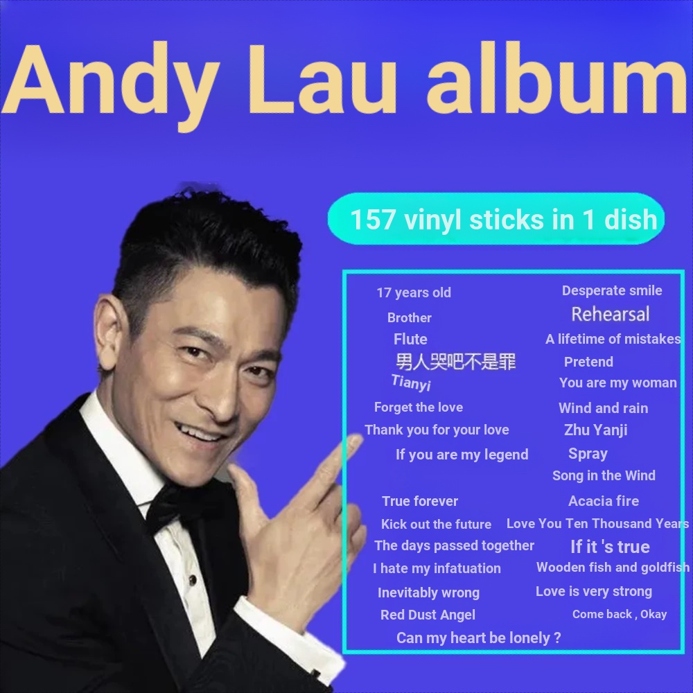 Và Andy Lau Album Xe CD Đĩa Bài Hát Phổ Biến Lựa Chọn Xe CD Vinyl Record Ice Rain
