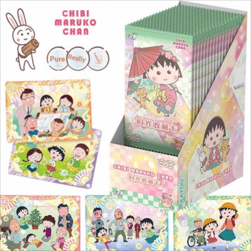 Thẻ Tour Cherry Maruko Thẻ Bộ sưu tập thời gian Thẻ Pure Pack No. 1 Thẻ Hàng Hóa Anime Nguyên Hộp