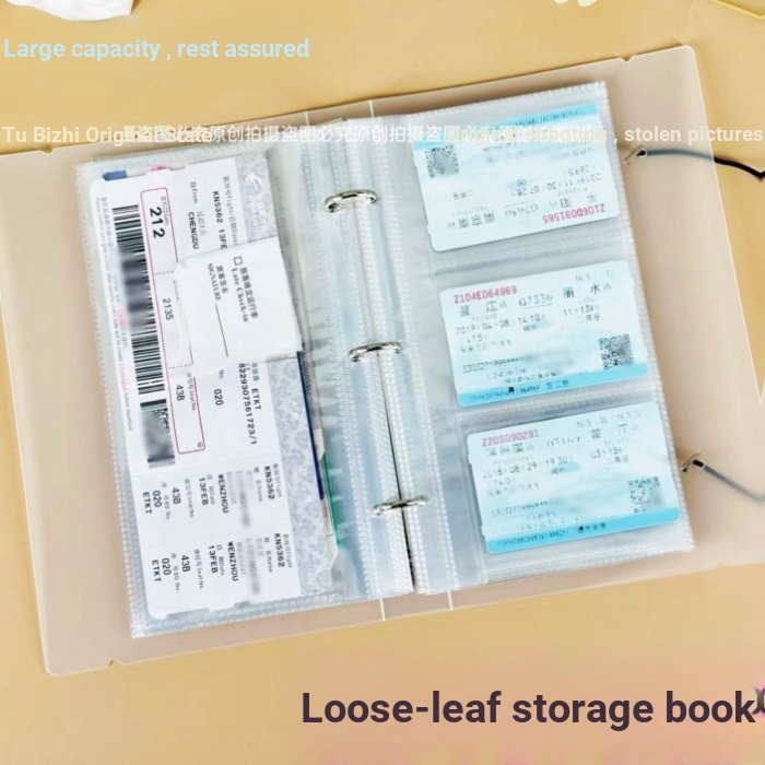 Vé Stub Máy Bay Vé Bộ Sưu Tập Vé Vé Phim Trong Suốt Sách Bảo Quản Lá Rời Hỗn Hợp 10cm Photocard Ảnh 