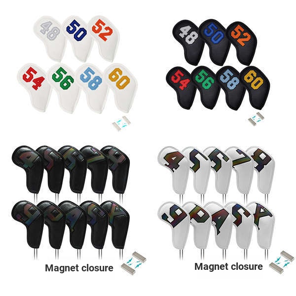 Putter Cover Head Cover Universal Golf Club Cover Vỏ bảo vệ PU Iron Cover Sand Cover No. 1 Vỏ bọc nắ