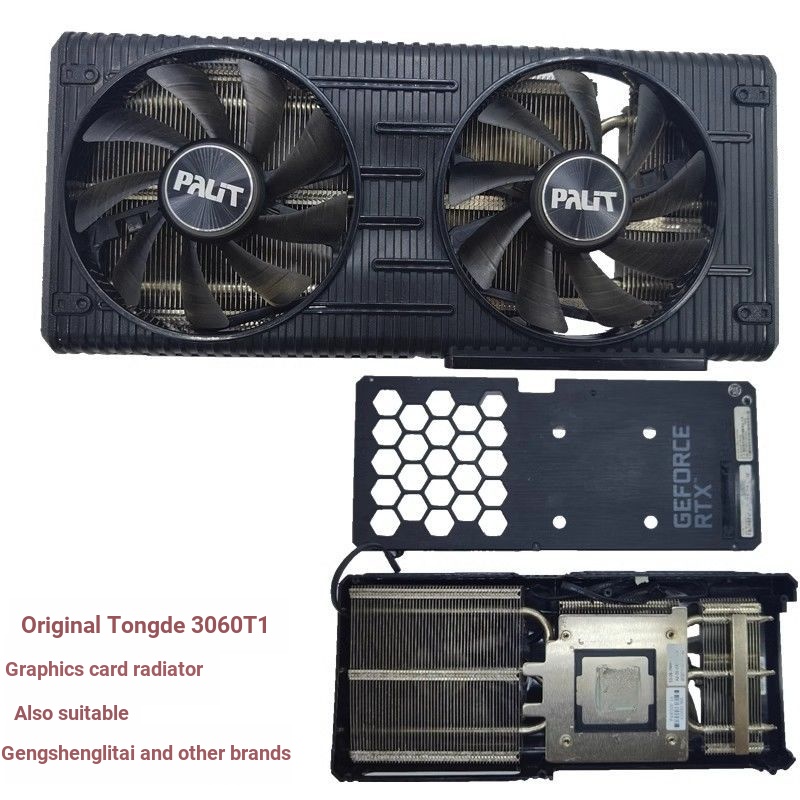 Tongde 3060TI Card Đồ Họa Tản Nhiệt Lỗ Khoảng Cách 5.4cm Thích Hợp Cho Leadtek Gengsheng 3060ti Card