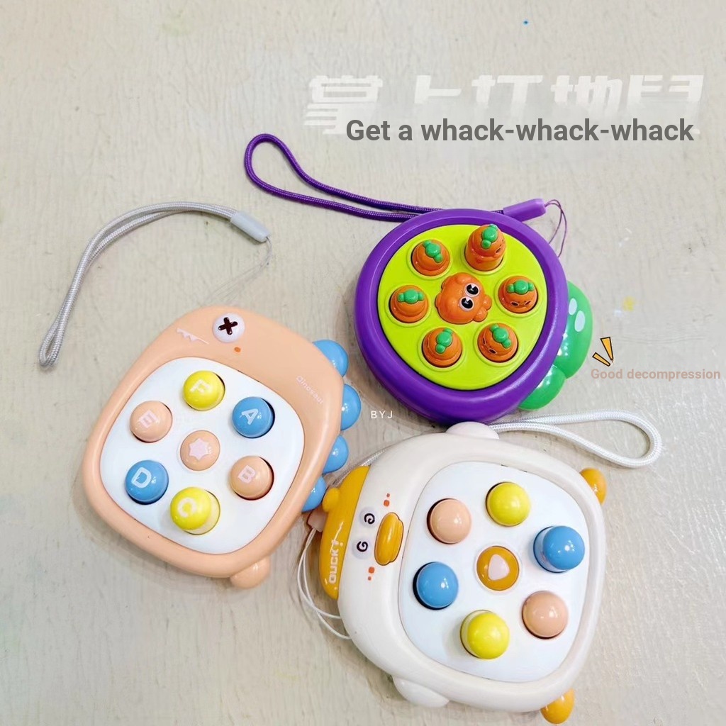 [Happy Persimmon] Đồ chơi Whack-a-Mole Máy chơi Game giải nén cầm tay Mini dành cho trẻ em Báo chí v