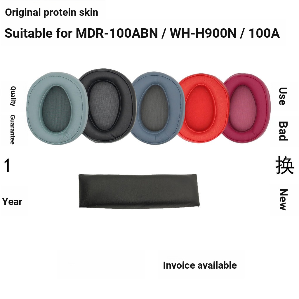 Thích hợp cho Sony Sony Tai nghe chính hãng MDR-100ABN Vỏ tai nghe WH-H900N Bọt biển 100ABN Vỏ bảo v