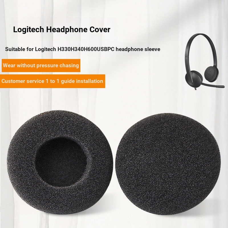 Ốp lưng thay thế tai nghe Logitech H600 H390 Vỏ xốp tai nghe Phụ kiện tai nghe USB