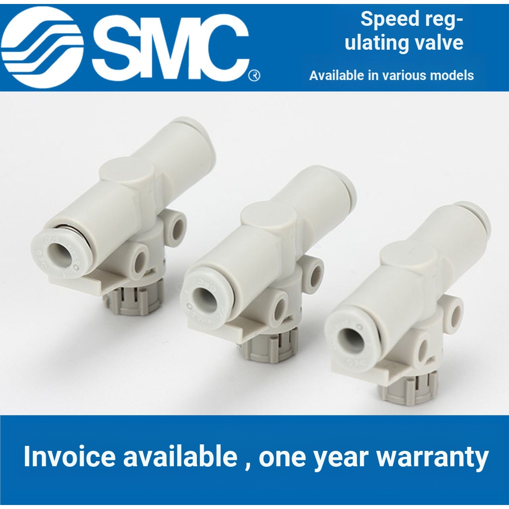 Van điều chỉnh tốc độ ống khí nén SMC Van tiết lưu AS1002F-04A / AS2002F / AS3002F / 08 / 10