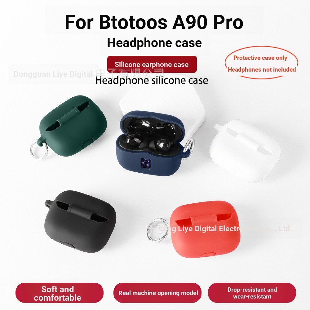 Thích hợp cho Ốp bảo vệ silicon Btootos A90 Pro Vỏ mềm A90Pro BtootosA90Pro có móc khóa Lỗ sạc bọc h