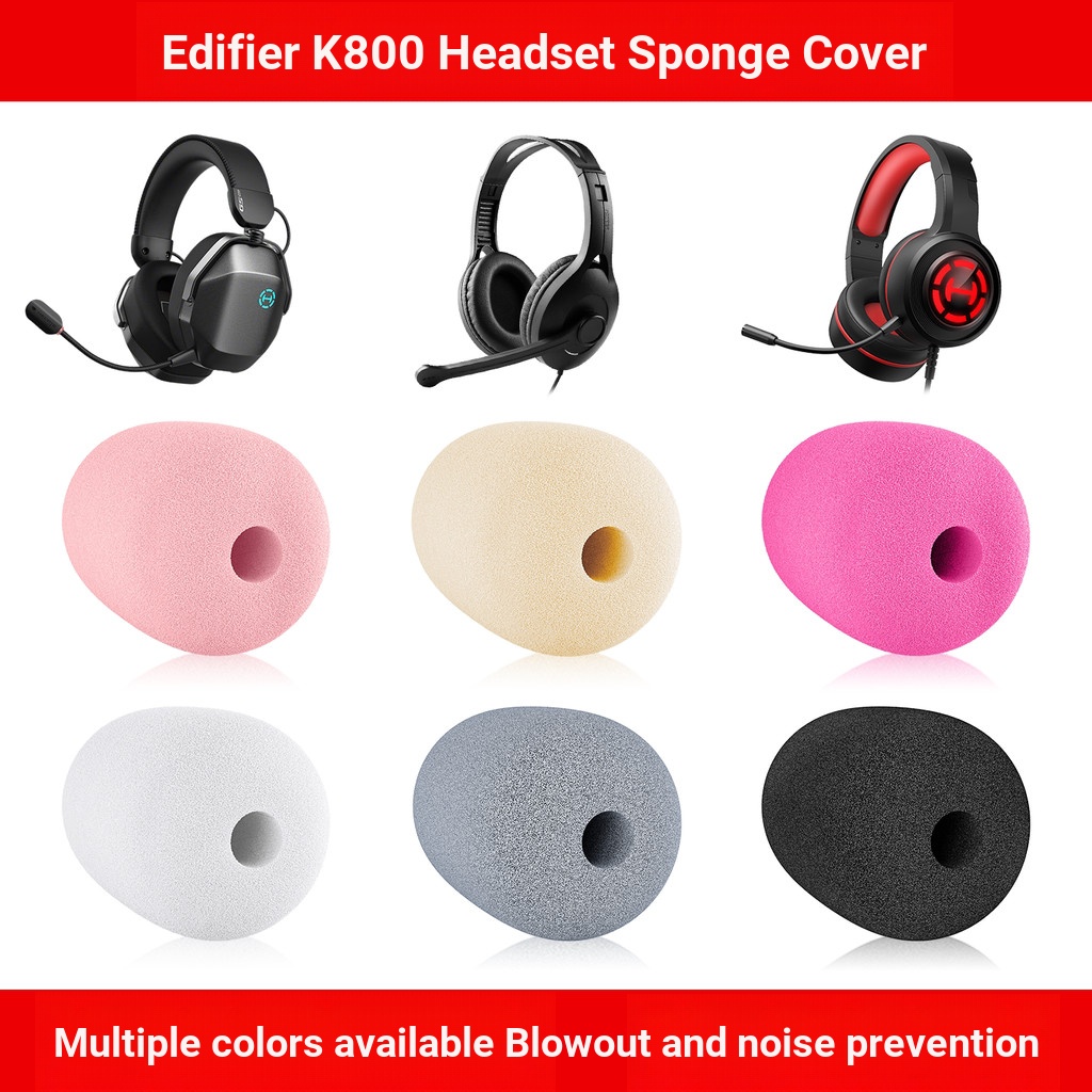 Thích Hợp Cho Edifier USB K800 Tai Nghe Micro Xốp Cover K800 Micro Cover Tai Nghe Tai Nghe Thổi Mic 