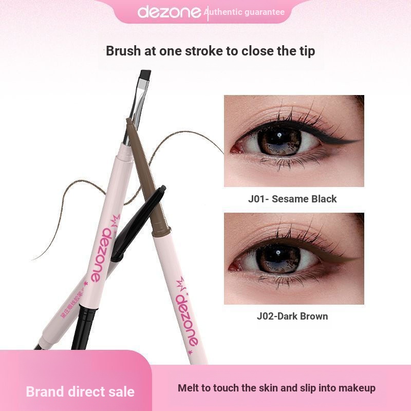 Dezone DaiZhuang Eyeliner Gel Pen dezone Bút kẻ mắt Bút gel Silky Chống thấm nước Siêu mịn Lâu trôi 