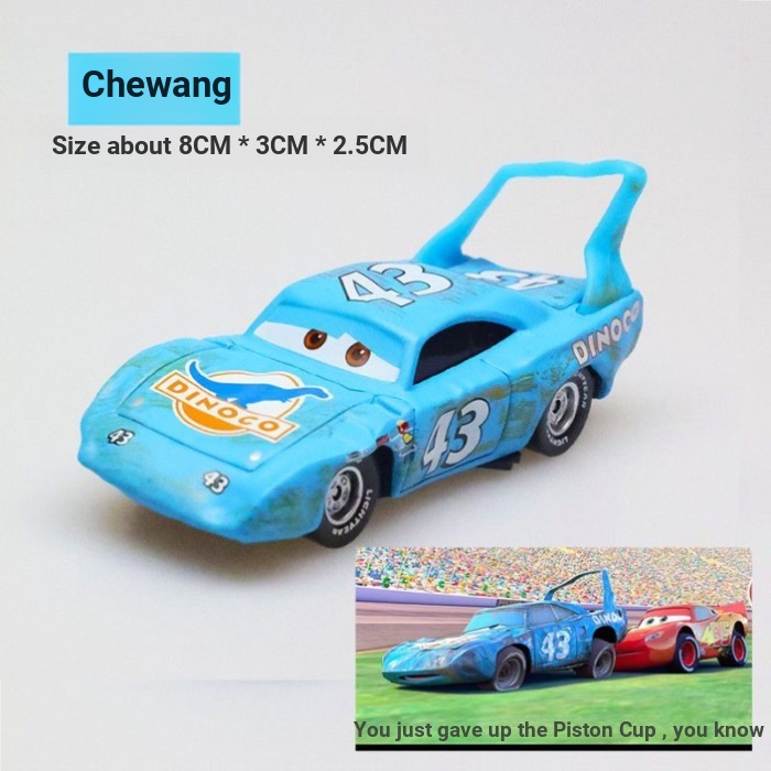 Mẫu xe hợp kim Car Story No. 43 Battle Damage Car King Đồ chơi trẻ em Đồ trang trí Xe Lightning McQu