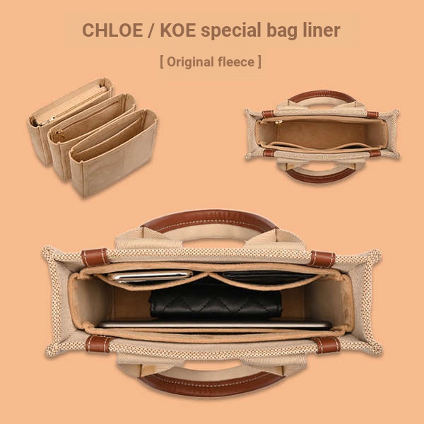 Túi Lót Thích Hợp Cho chloe chloe Túi Tote Lót Túi Giữa Gỗ Vải Bảo Quản Hỗ Trợ Hình Dạng Lót Ánh Sán