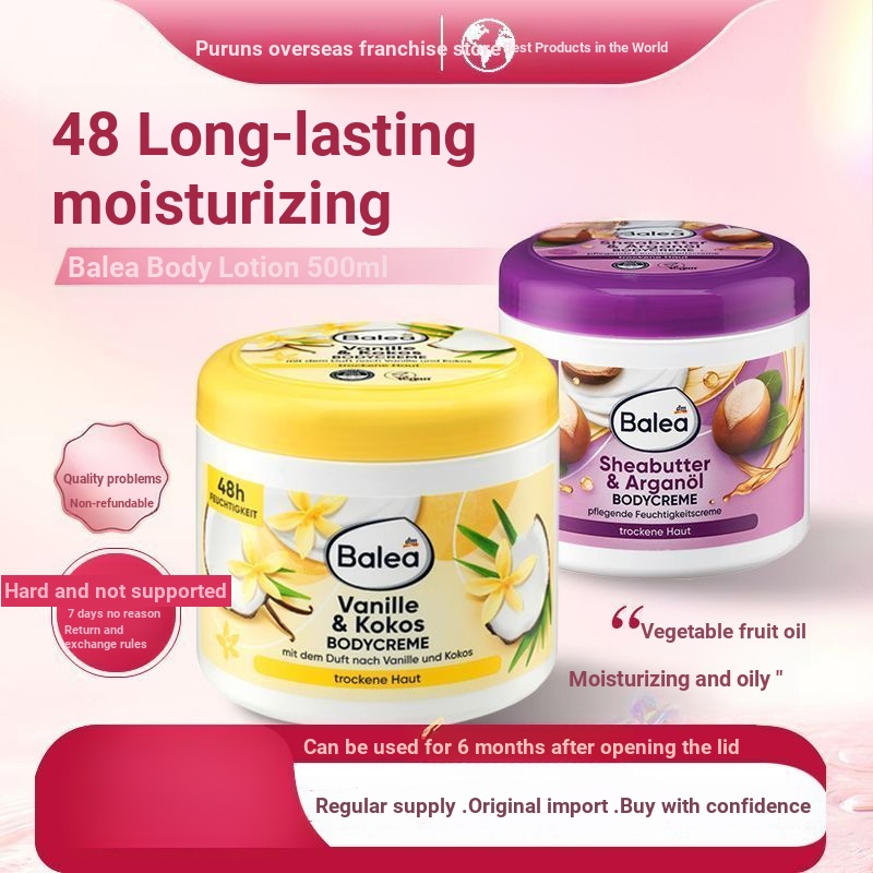 Sữa dưỡng thể Balea Balea của Đức Dừa Vani 48H Hương thơm dưỡng ẩm lâu trôi 7.9
