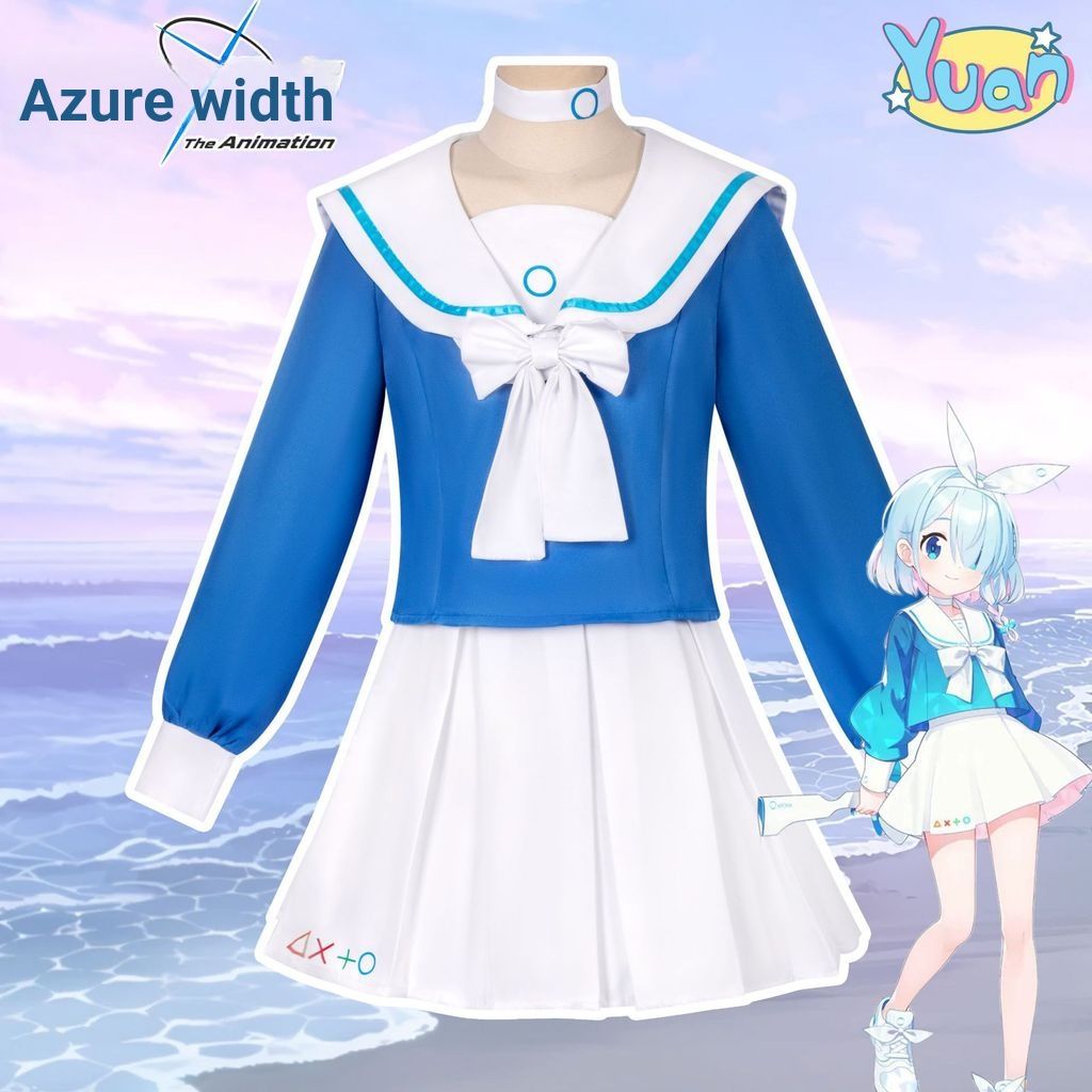 Blue File cos Đồng Phục Arona Arona cosplay Anime Trang Phục jk Đồng Phục Thủy Thủ Đồng Phục Trọn Bộ