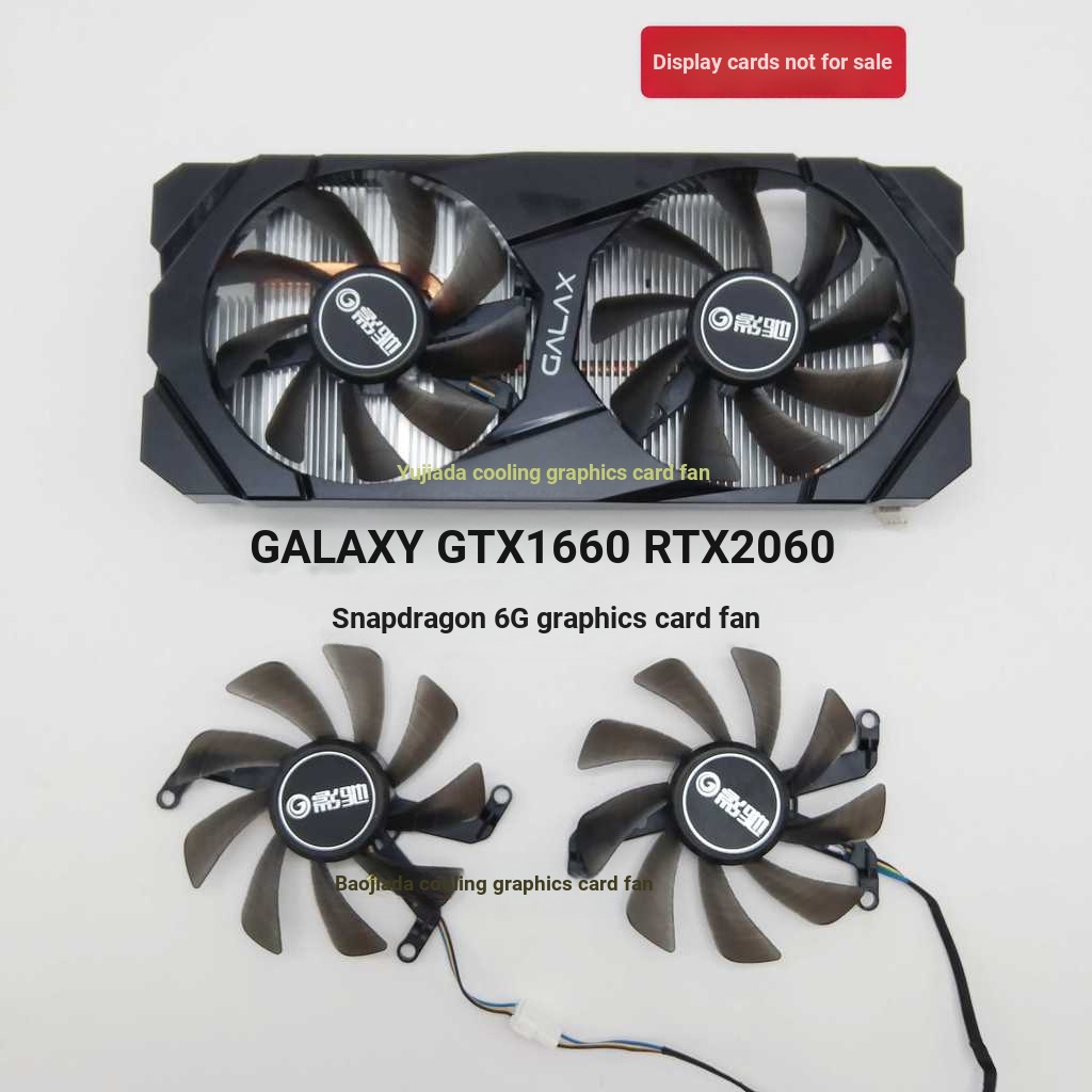 GALAXY 1660super RTX2060 General Snapdragon Tản Nhiệt Card Đồ Họa Quạt Làm Mát 30hx